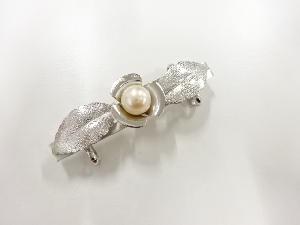 アンティーク　パール帯留め